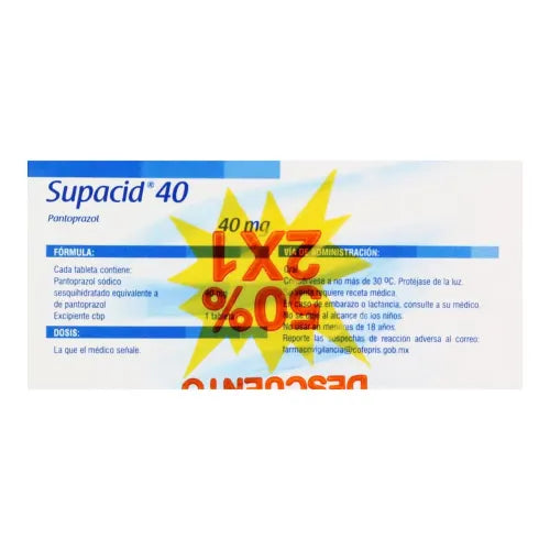 SUPACID 40 MG Tabletas – Antiácido