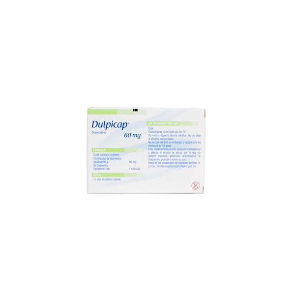 DULPICAP Cápsulas 60 mg – SNCB