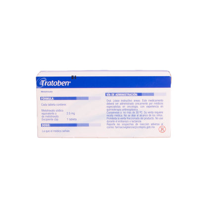 TRATOBEN Tabletas 2.5mg – Antineoplásico