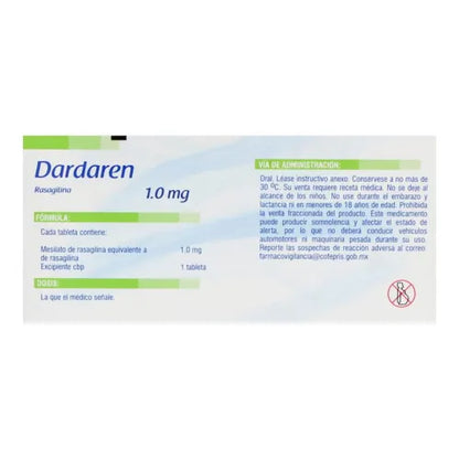 DARDAREN Tabletas 1 mg – Antiparkinsoniano
