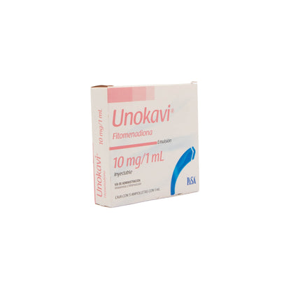 Unokavi Solución Inyectable 10mg/1ml – Vitamina K