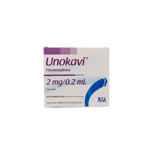 Unokavi Solución Inyectable 2mg/0.2ml – Hemostático