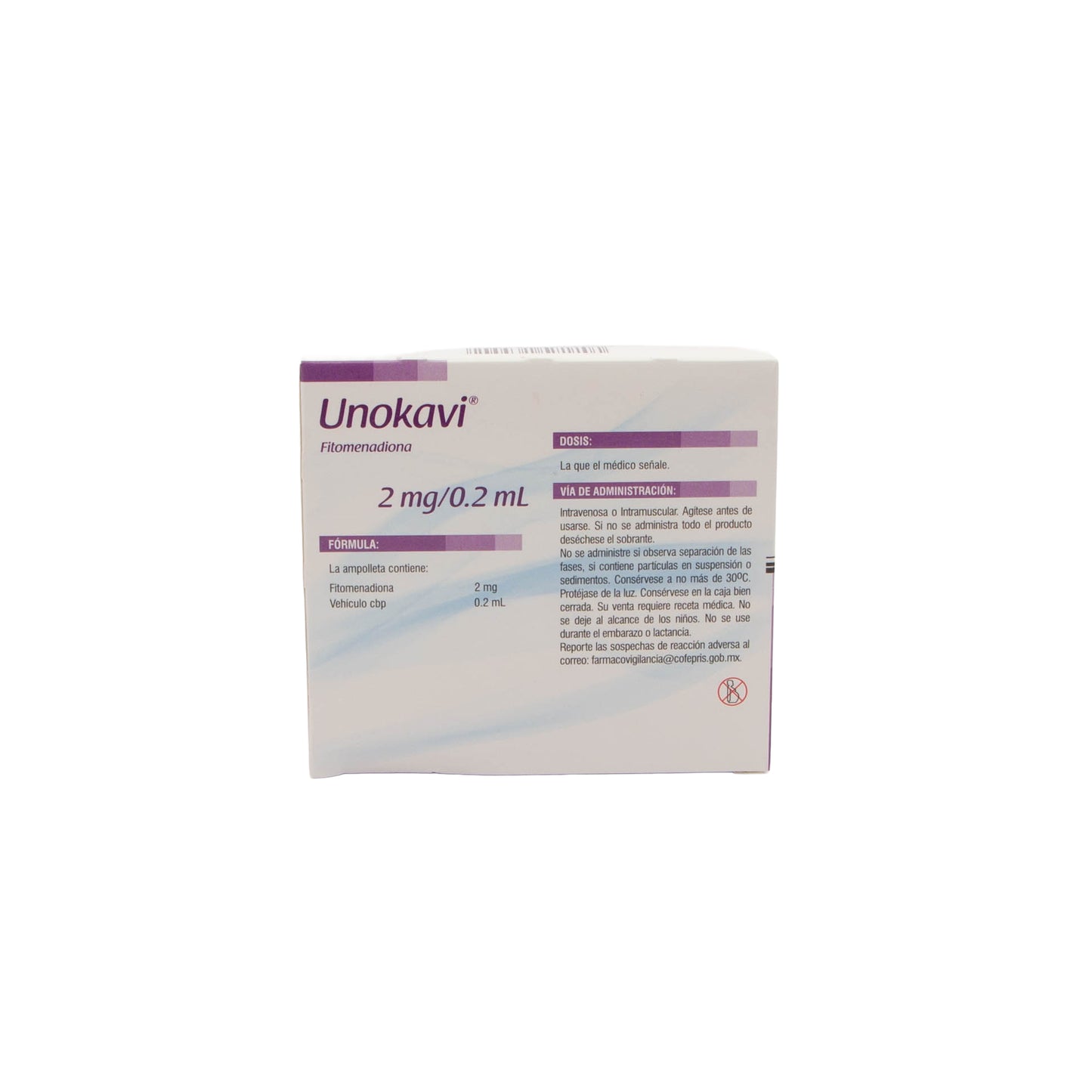 Unokavi Solución Inyectable 2mg/0.2ml – Hemostático