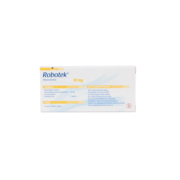 Robotek Tabletas 10mg – Control Colesterol