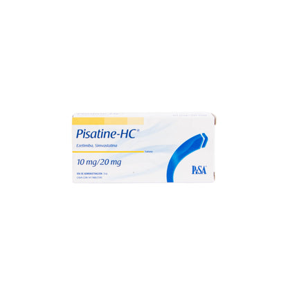 PISATINE-HC Tabletas 10mg/20mg – Control Colesterol