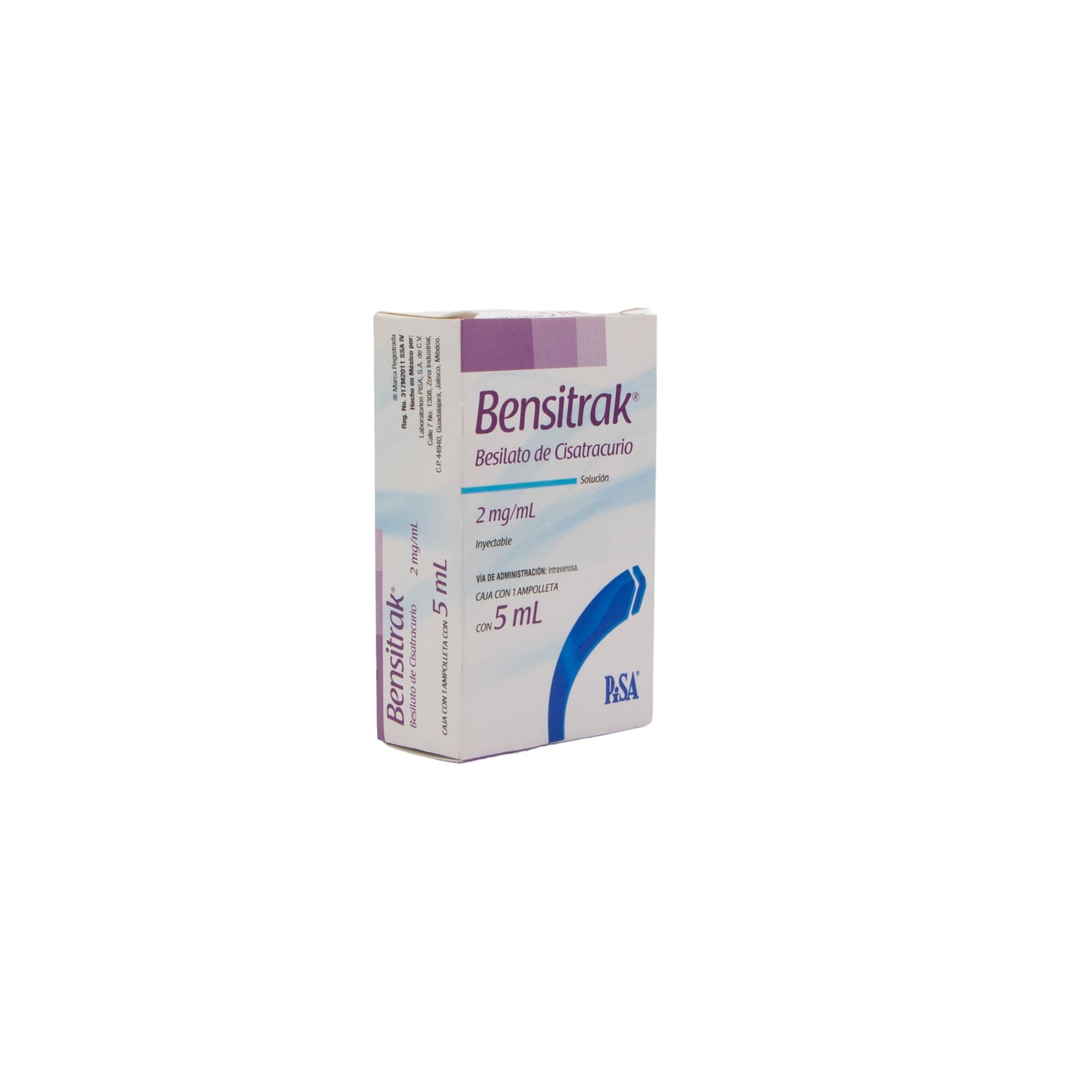 Bensitrak Solución Inyectable 2mg/ml – Relajante Muscular