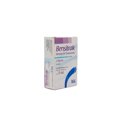 Bensitrak Solución Inyectable 2mg/ml – Relajante Muscular