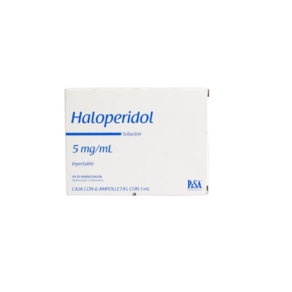 Haloperidol Solución Inyectable 5mg/ml – Antipsicótico