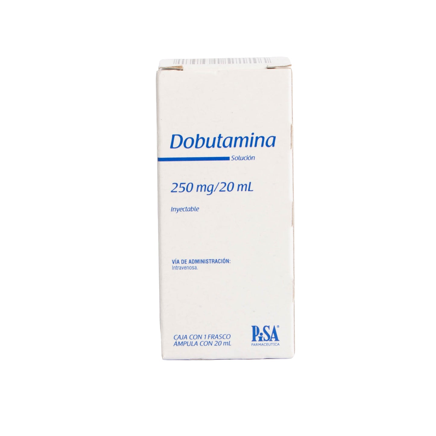 Dobutamina Solución Inyectable 250mg/20ml – Cardiovascular