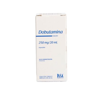 Dobutamina Solución Inyectable 250mg/20ml – Cardiovascular