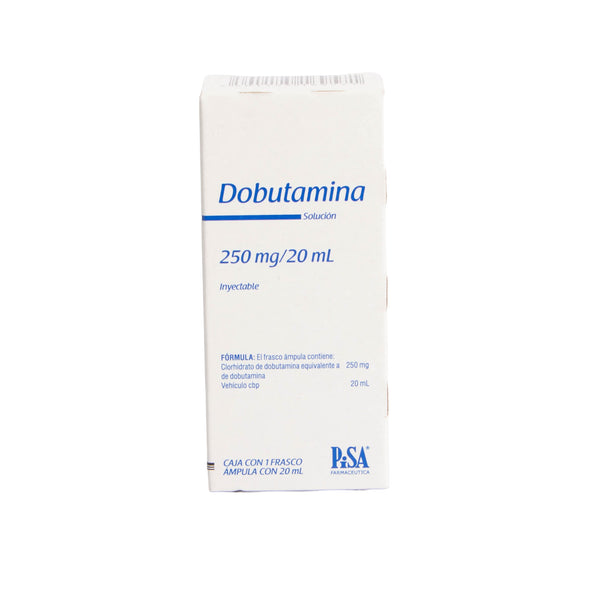 Dobutamina Solución Inyectable 250mg/20ml – Cardiovascular