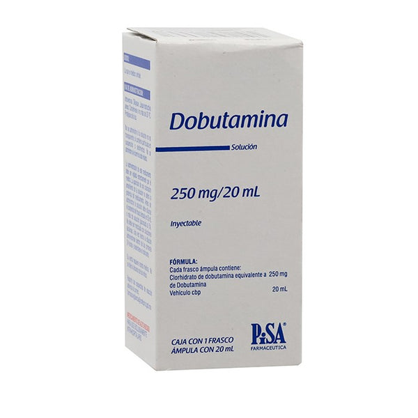 Dobutamina Solución Inyectable 250mg/20ml – Cardiovascular