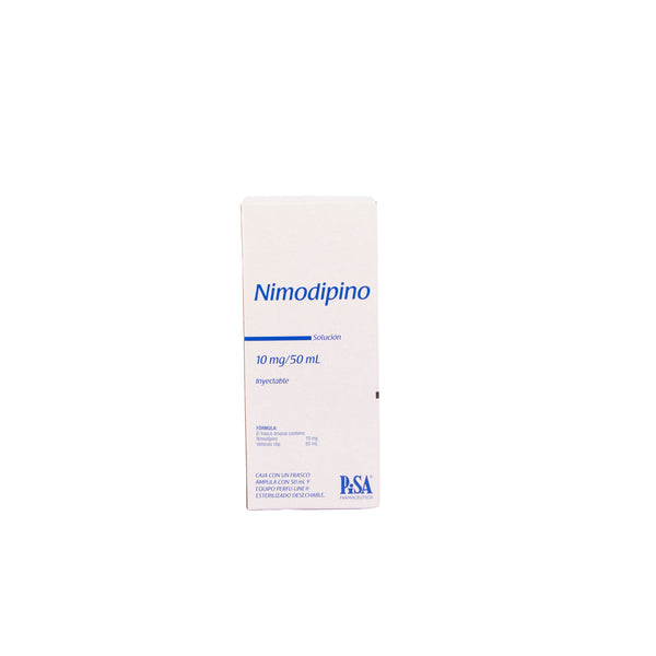 Nimodipino Solución 10mg/50ml – Vasodilatador