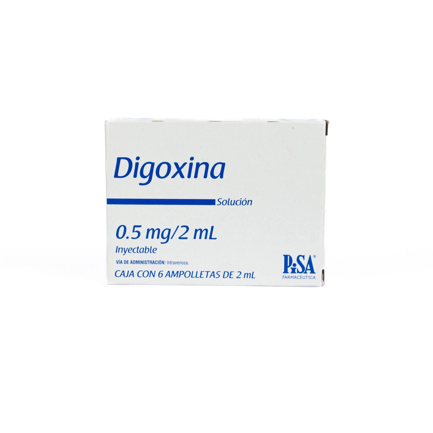 Digoxina Solución Inyectable 500mcg/2ml – Cardiología