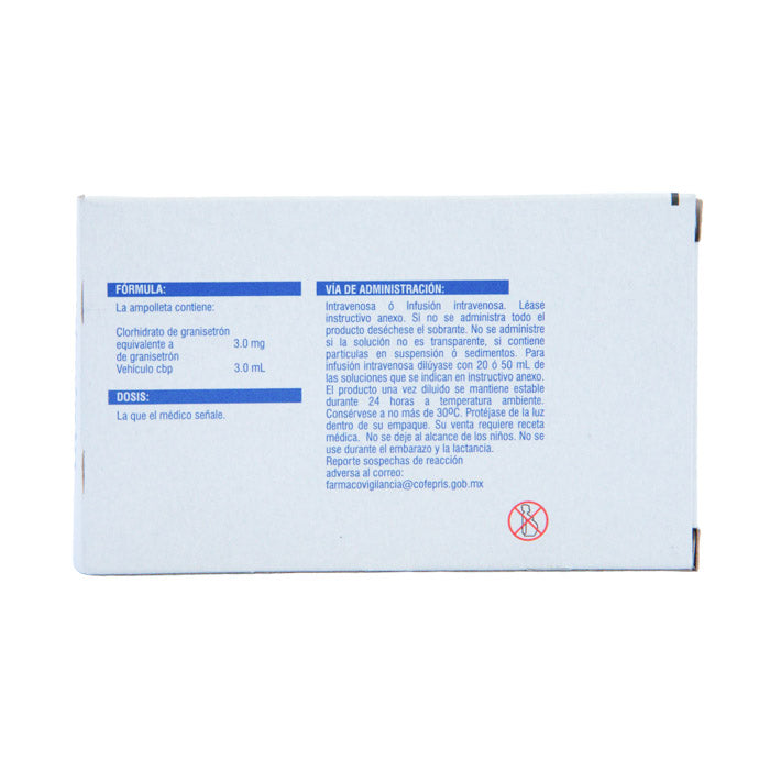 Granisetron Solución Inyectable 3mg/3ml – Antiemético