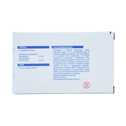 Granisetron Solución Inyectable 3mg/3ml – Antiemético