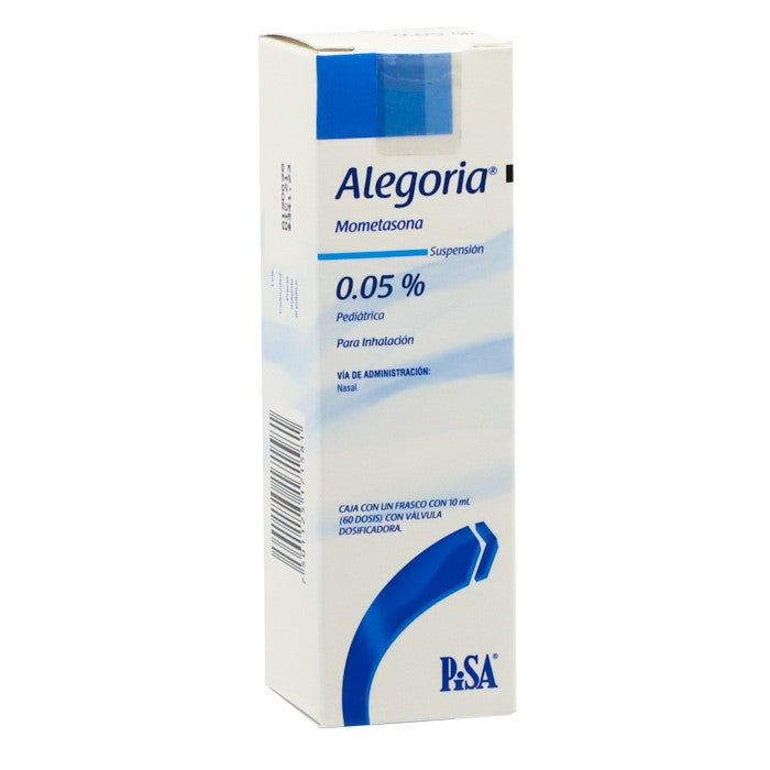 Alegoria 0.05 G Susp., Mometasona, P/Inh Env. C/10 mL