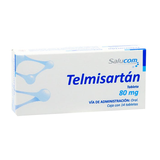 Telmissartan 80 Mg, Caj. C/14 Tab.