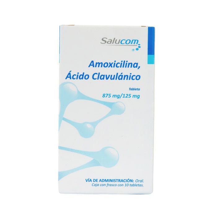SM Amoxic/Clavul 875/125mg Tabletas – Antibiótico