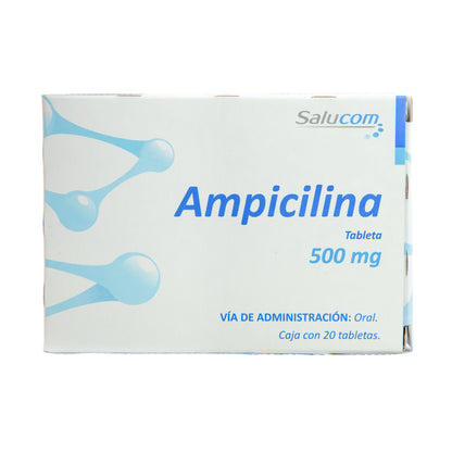 SM Ampicilina Tabletas 500mg – Antibiótico