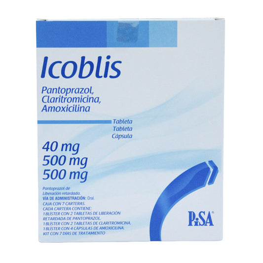 ICOBLIS Kit 40/500/500mg – Antibiótico y Antiulceroso