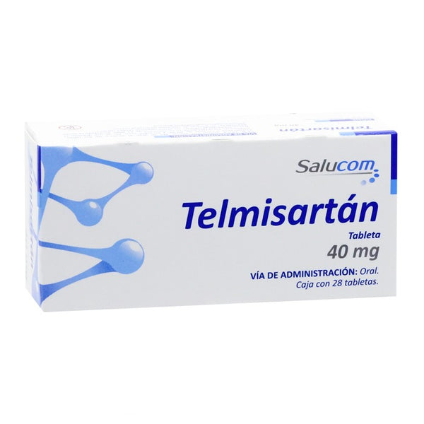 Telmisartan 40 Mg, Caj. C/28 Tab.
