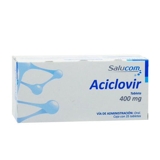 Aciclovir 400 Mg, Caj. C/35 Tab.