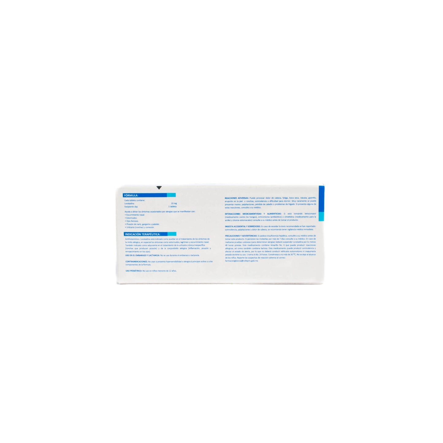 Loratadina Tabletas 10mg – Antihistamínico