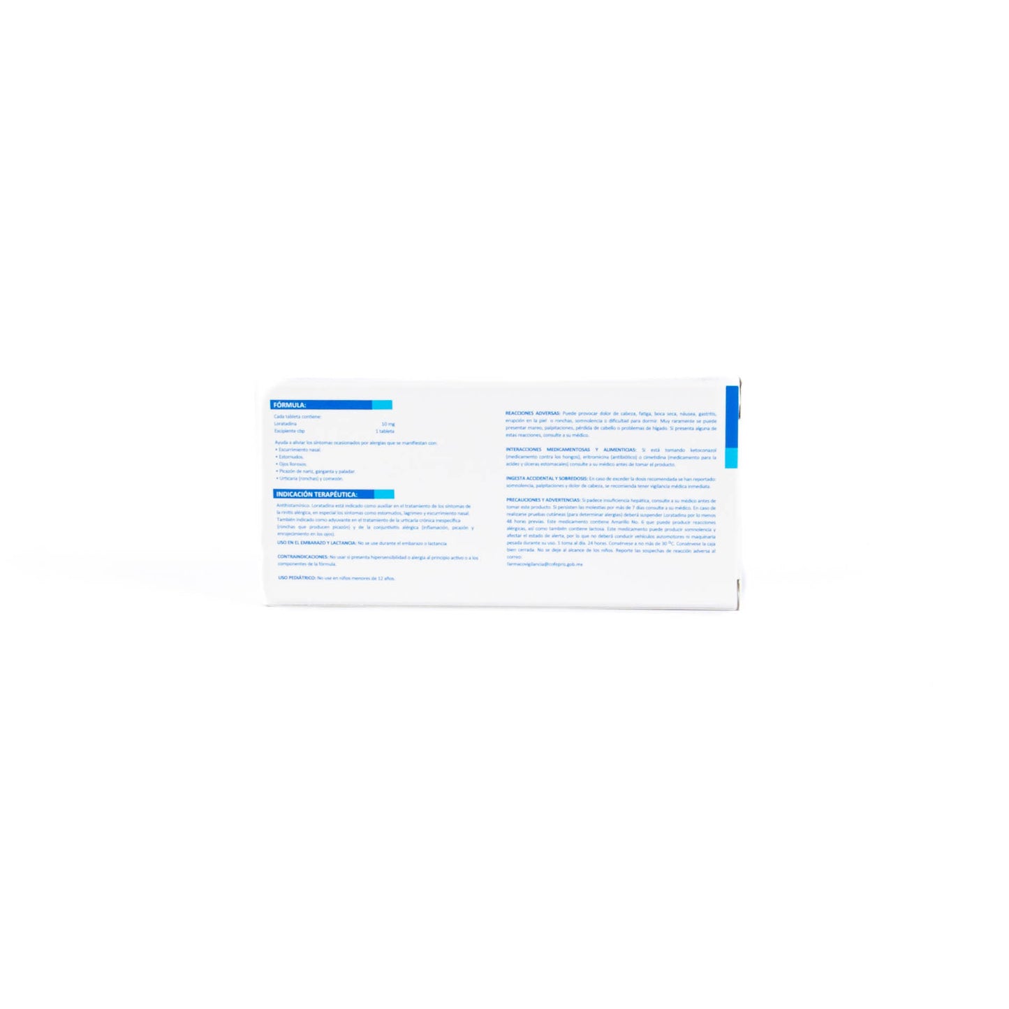 SM Loratadina Tabletas 10mg – Antihistamínico