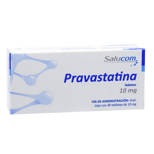 Pravastatina 10 Mg Caj. C/30 Tab.