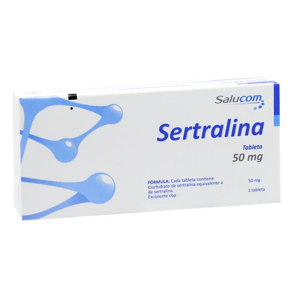 Sertralina 50 Mg, Caj. C/14 Tab.