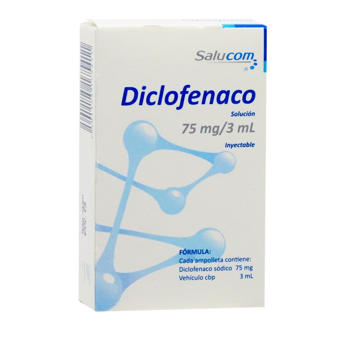 Diclofenaco 75 Mg / 3ml, Caj. C/2 Amp. 