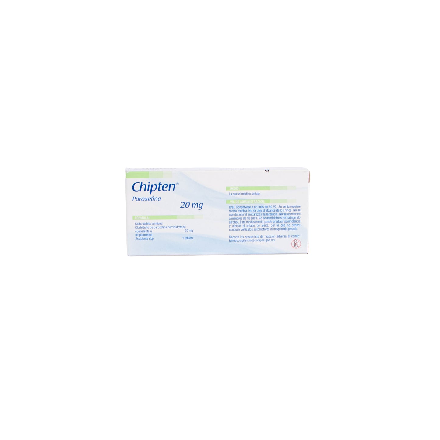 Chipten Tabletas 20 mg – Antidepresivo