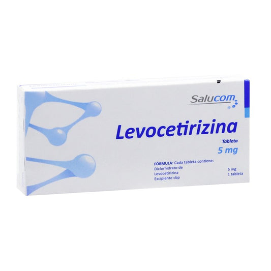 Levocetirizina 5 Mg, Caj. c/10 Tab.