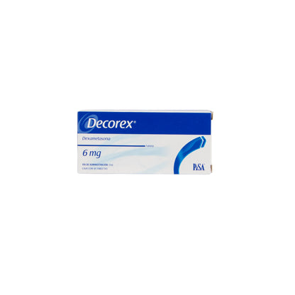Decorex Tabletas 6mg – Antiinflamatorio