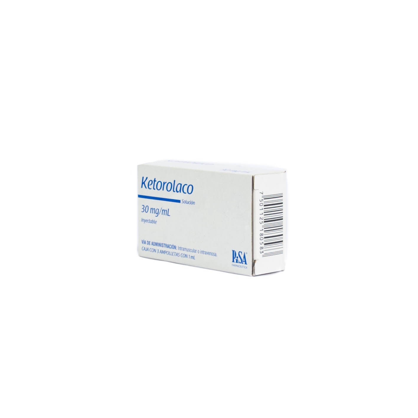 Ketorolaco Solución Inyectable 30mg/ml – Analgésico