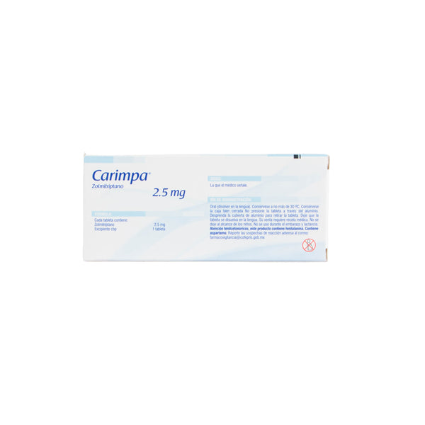 Carimpa Tabletas 2.5mg – Migraña