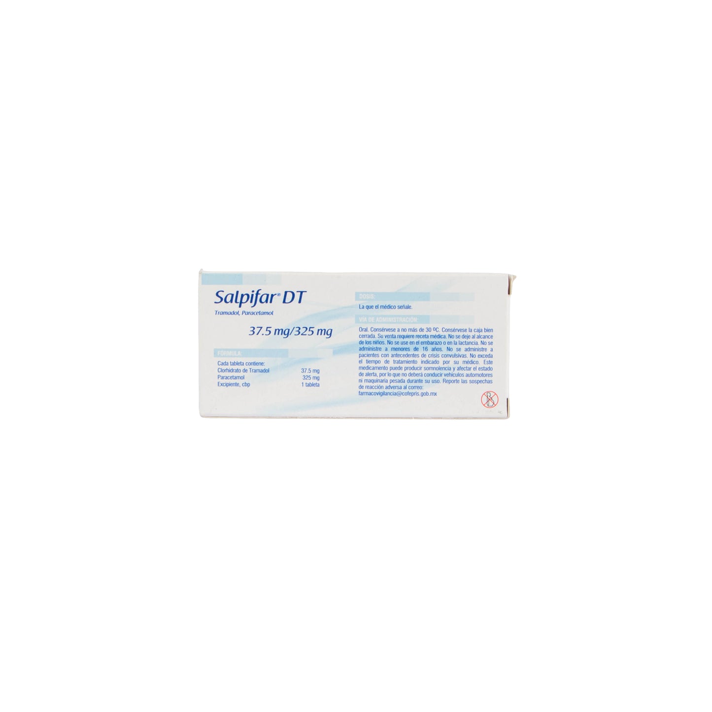 Salpifar DT Tabletas 37.5mg/325mg – Analgésico