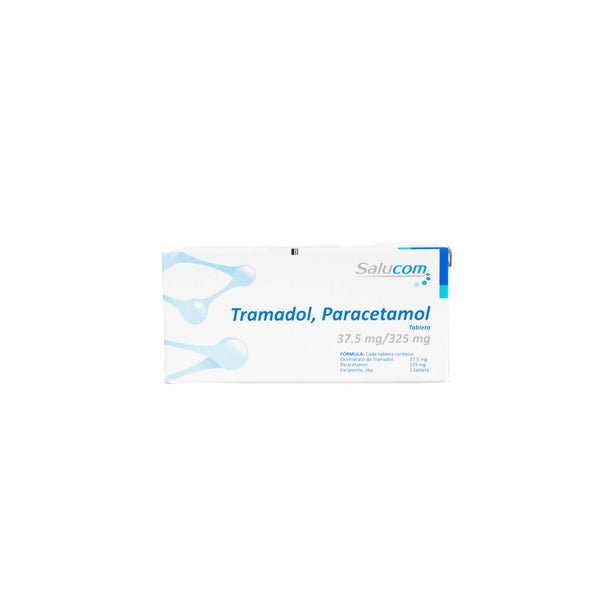 Tramadol/Paracetamol Tabletas 37.5mg/325mg – Analgésico