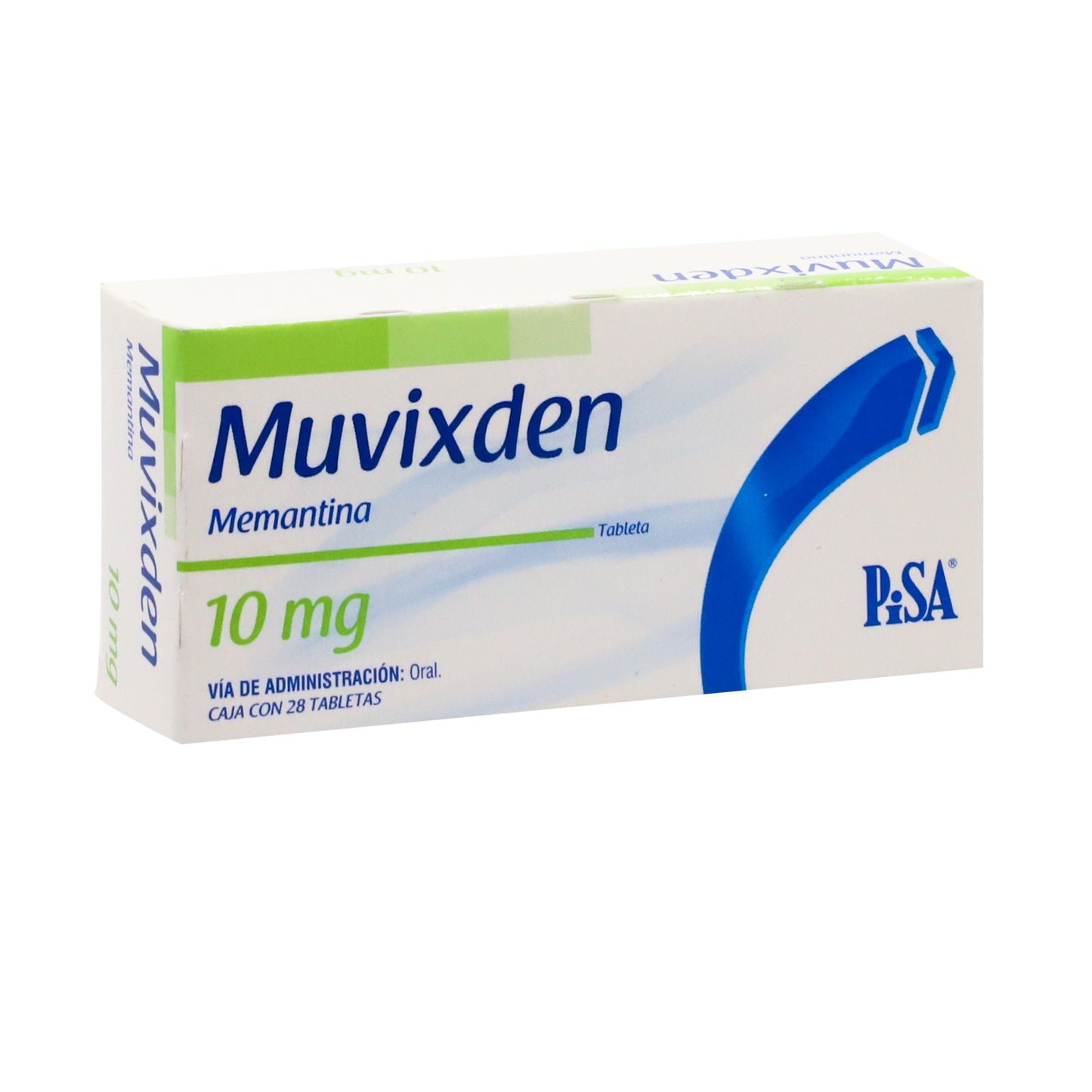 Muvixden 10 Mg, Memantina Caj. C/28 Tab. Rec.