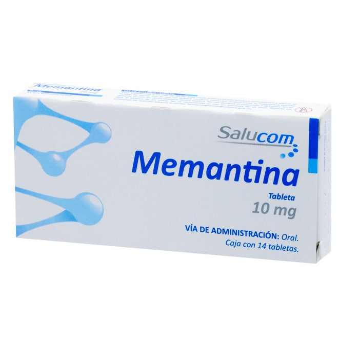 Memantina 10 Mg, Caj. C/14 Tab. Rec.    