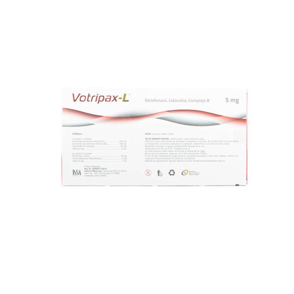 Votripax L Solución Inyectable 5mg – Analgésico
