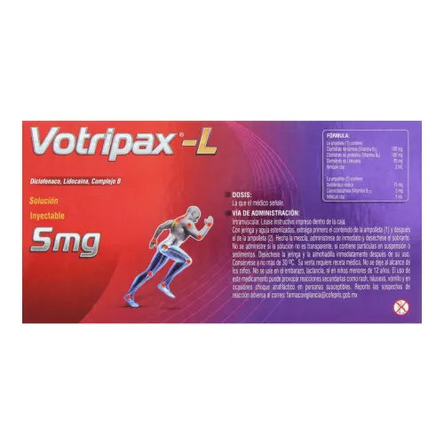 Votripax L Solución Inyectable 5mg – Analgésico