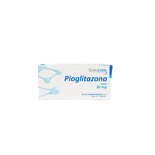 SM Pioglitazona Tabletas 30mg – Control Glucémico