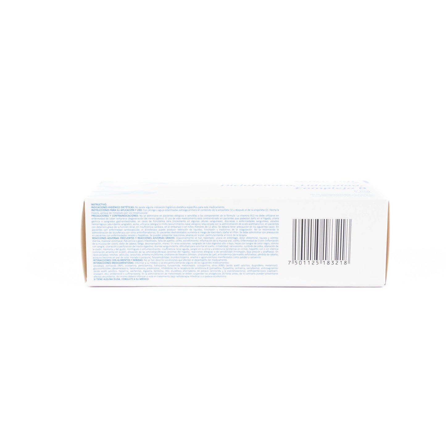 SM Complejo B/Diclo/Lido Ampolla 5mg – Analgésico