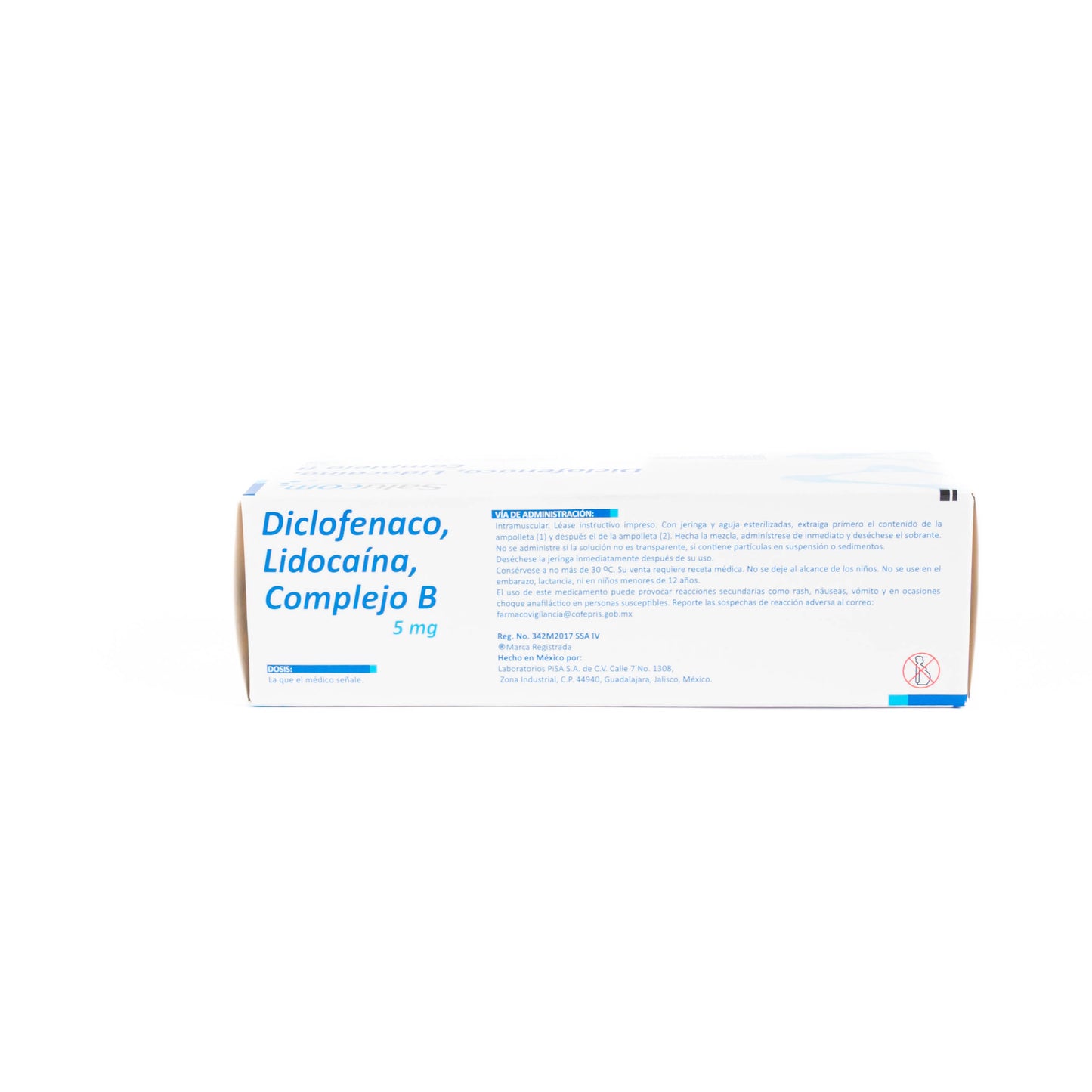 SM Complejo B/Diclo/Lido Ampolla 5mg – Analgésico