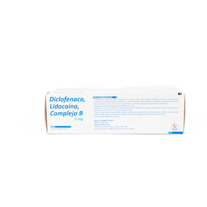 SM Complejo B/Diclo/Lido Ampolla 5mg – Analgésico