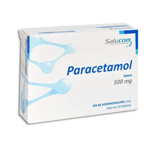 Paracetamol 500mg, Caj. c/10 Tab.