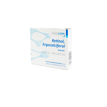 SM Vitaminas A D Ampollas 6000/400UI – Suplemento