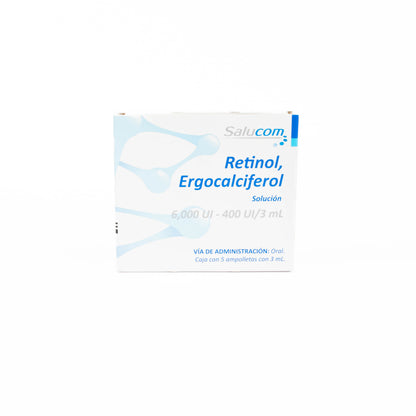 SM Vitaminas A D Ampollas 6000/400UI – Suplemento